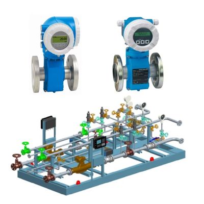 Skid Proses Kimia Baru dan Flowmeter Elektromagnetik Endress+Hauser Proline Promag P 300 E+H 5P3B25 5P3B40