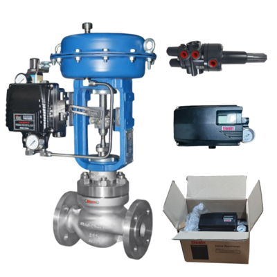 Pemasok Stok Katup Bola Kontrol Pneumatik Baru dan Positioner Tessin Smart Valve dan Katup Trip Fisher 377