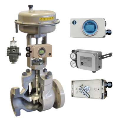 Kuning Control Valve Samson Pneumatic Ball Valve Dan Samson 3730-3/4763/ Control Valve Positioner Pemasok saham