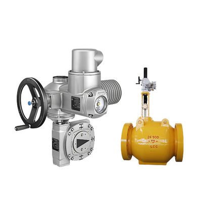 Katup Aliran Aksial Baja Tahan Karat Elektrik yang Disesuaikan Katup Kontrol Elektrik Industri