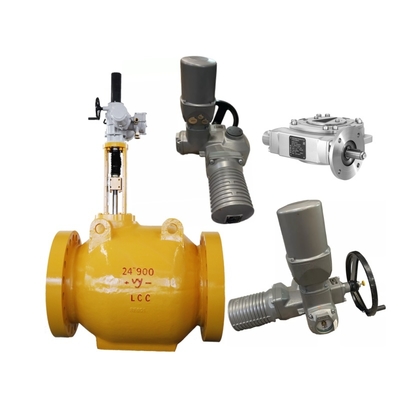 Klep Kontrol Aliran Aksial Listrik Klep AUMA GS Bagian Turn Gearboxes SAEx Series Multi Turn Valve Actuators