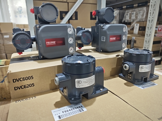 Katup Kontrol Pneumatik China dengan Pengontrol Katup Fisher DVC6205+DVC6215 Sensor Perjalanan Jauh Pemisah Posisi Katup