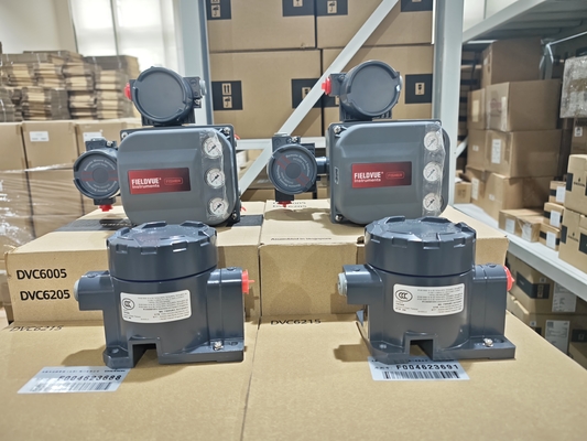 Katup Kontrol Pneumatik China dengan Pengontrol Katup Fisher DVC6205+DVC6215 Sensor Perjalanan Jauh Pemisah Posisi Katup