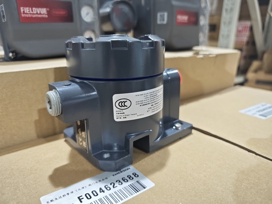 Katup Kontrol Pneumatik China dengan Pengontrol Katup Fisher DVC6205+DVC6215 Sensor Perjalanan Jauh Pemisah Posisi Katup
