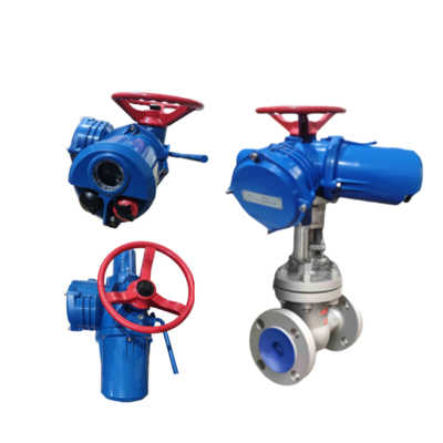 Industrial Intelligent Electric Gate Valve Peckwomy PWMON Series Multi-turn Electric Valve Actuator Kontrol otomatis