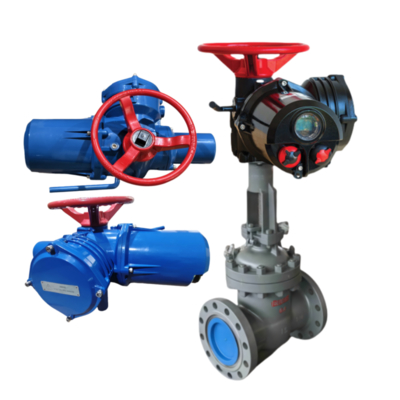 Industrial Intelligent Electric Gate Valve Peckwomy PWMON Series Multi-turn Electric Valve Actuator Kontrol otomatis