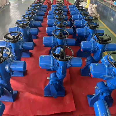 Industrial Intelligent Electric Gate Valve Peckwomy PWMON Series Multi-turn Electric Valve Actuator Kontrol otomatis