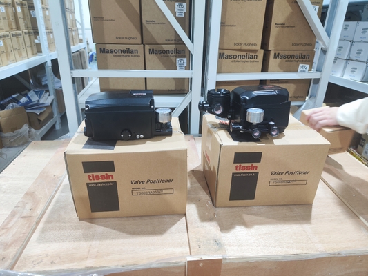 Katup Bola Pneumatik dengan Posisi Cerdas Pintar Seri Tissin TS800/TS805 Asli Korea dan Regulator Filter SMC AW20