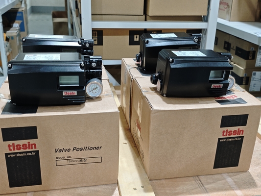 Katup bola dengan posisi elektro-pneumatik asli Tissin TS600 dengan saklar batas dan regulator filter IMI NORGREN B64G