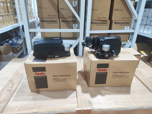Katup Kontrol Listrik Dengan Tissin Smart Valve Positioner TS600 Series Pneumatic Positioner Dan Asco Solenoid Valve