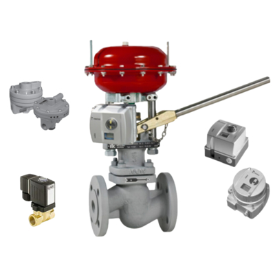 Suku Cadang Katup Kontrol Pneumatik NELES Asli Pemasok Stok Posisi Mesto ND9000/7000 dan Katup Solenoid Burkert