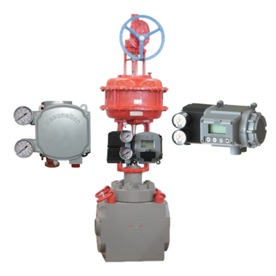 Masoneilan Digital Valve Positioner HART SVI3 dengan Solenoid Valve