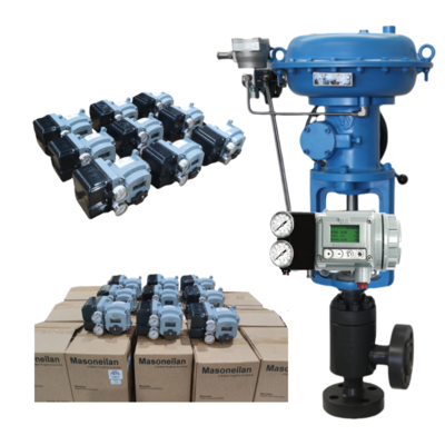 Masoneilan Digital Valve Positioner HART SVI3 dengan Solenoid Valve