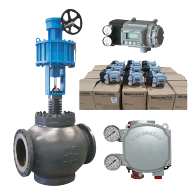Masoneilan Digital Valve Positioner HART SVI3 dengan Solenoid Valve