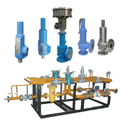 CROSBY J Series dan H Series langsung spring tekanan relief katup safety relief katup