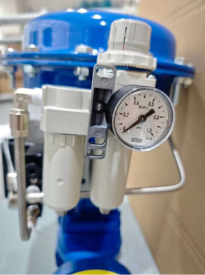 IP66 Pneumatic Control Valve 2,5 DN untuk Aktuator Linear