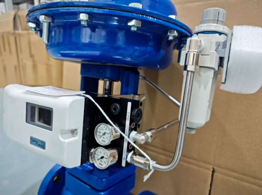 IP66 Pneumatic Control Valve 2,5 DN untuk Aktuator Linear