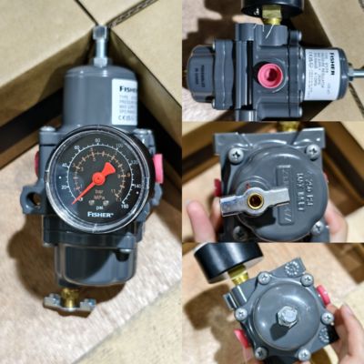 China Pneumatic Control Valve dengan Azbil AVP100/AVP102 Valve Positoner dan Fisher 67CFR-38VVP 67CF-1663-38597 Filter Regulator