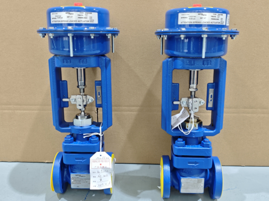 Katup kontrol pneumatik dengan rating IP66 untuk aktuator linier