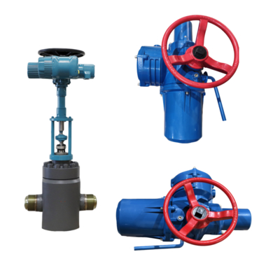 Aktuator Elektrik Peckwomy dengan Protokol HART 30–3000 Nm Torsi