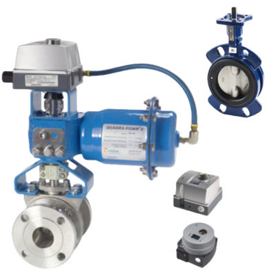 Tujuan Umum Resilient Seated Butterfly Valve Keystone Valve dan Neles Valmet Valve Positioner ND7000
