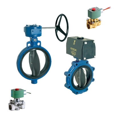 Tujuan Umum Resilient Seated Butterfly Valve Keystone Valve dan Neles Valmet Valve Positioner ND7000