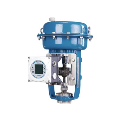 Aktuator Diafragma Pneumatik Seri Valmet VD dengan Pengontrol NDX