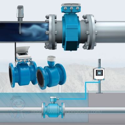 Flowmeter Perlindungan Korosi E+H Proline Promag W 400 W 800 Endress Hauser Electromagnetic Flow Meter untuk Air