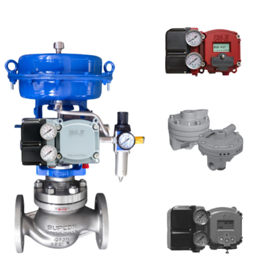 Katup Kontrol Pneumatik Baru dan Pneumatic Positioner Masoneilan SVI2/SVI1000 dan Bagian Katup Lainnya BR200/BR400 Booster
