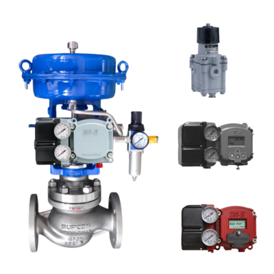 Pengiriman Udara 280 SLPM 30psi MASONEILAN SVI2/SVI1000/SVI3 Digital Valve Positioner dan Regulator 78-40