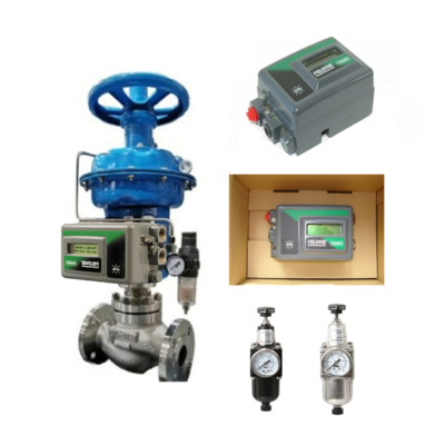 Katup Kontrol Pneumatik Seri SAMSON 3222 dengan Posisi Fisher 3582i