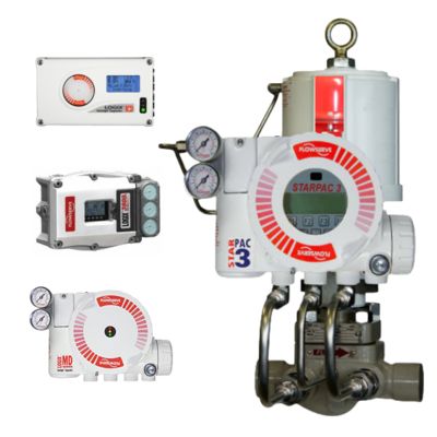 Katup Kontrol Pneumatik dan Regulator Fisher Stok Baru dan Penentu Posisi Katup FLOWSERVE 3200MD 520MD 3800MD