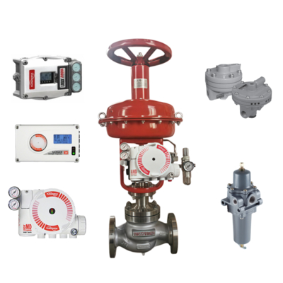 Masoneilan SVI2 Pneumatic Control Valve Positioner ± 0,5% Akurasi