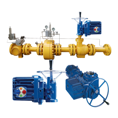Supplier Gas Alam Tekanan Regulating Skid Disesuaikan Flowserve Limitorque Explosion-Buktinya Multi-Turn Electric Valve Actuator