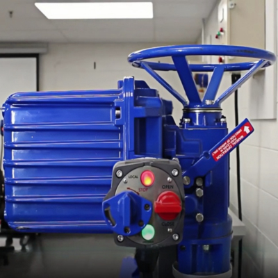 Supplier Gas Alam Tekanan Regulating Skid Disesuaikan Flowserve Limitorque Explosion-Buktinya Multi-Turn Electric Valve Actuator