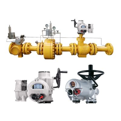 Rotork ACTUATOR Klep Listrik IQT Multi-Turn Part-Turn ACTUATOR Klep Kontrol Aliran China Pengatur Gas Alam Skid