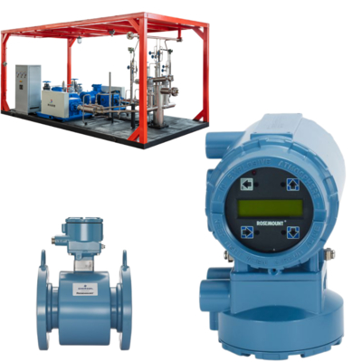 Flowmeter Magnetik Rosemount 8732E 38:1 Turndown 10.5-35V DC