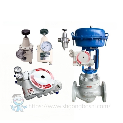 KOSO PRF300 PRF400 Filter Udara Katup Penurun Tekanan Flowserve Logix Seri 3200 Digital HART Valve Positioner Stok