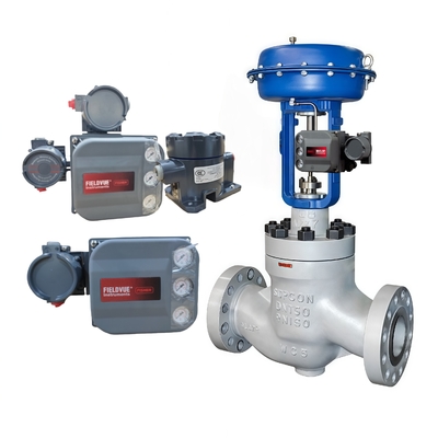 Penyedia saham Emerson Fisher DVC6200 Digital Valve Positioner Customized Industri Batubara Kimia ACV Black Water Angle Valves