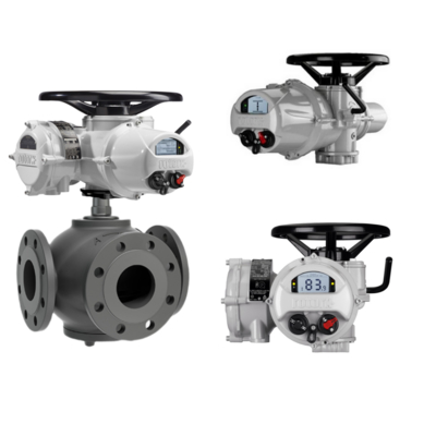 Rotork IQ10 Electric Actuator Electric Butterfly Ball Globe Valves Non-invasif tipe bus yang dapat disesuaikan