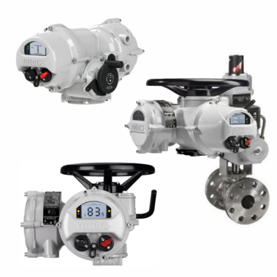 Rotork IQ10 Electric Actuator Electric Butterfly Ball Globe Valves Non-invasif tipe bus yang dapat disesuaikan