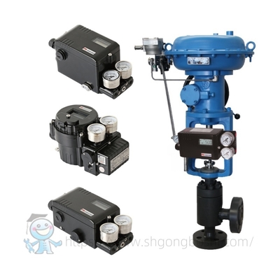 Katup Kontrol Pneumatik China yang Disesuaikan Power-Genex SS2 SS3 SS5 Double Acting Smart Valve Positioner
