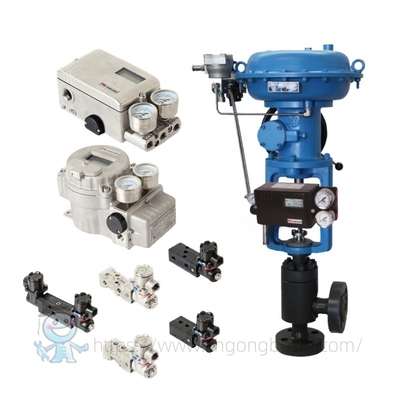 Katup Kontrol Pneumatik China yang Disesuaikan Power-Genex SS2 SS3 SS5 Double Acting Smart Valve Positioner