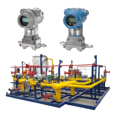Rosemount 3051 Pressure Transmitter 137.89bar Jangkauan dengan modul daya 10 tahun