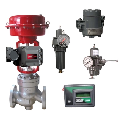 Katup Kontrol dengan Konverter I/P Fisher 846 & Sakelar Batas TopWorx GO Model 73 / Model 81 Dan Penentu Posisi Katup Fisher DVC6200 untuk Kontrol Presisi Tinggi di Lingkungan yang Keras
