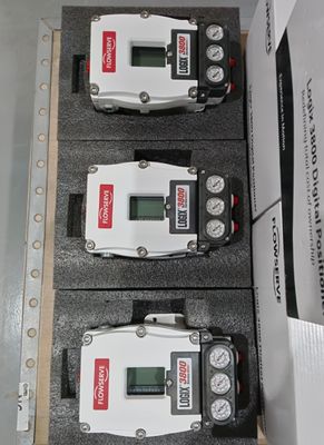 Katup kontrol Cina dengan Valve Positioner Flowserve 3200MD Logix 420 Logix MD + 67cfr Regulator Asco Solenoid