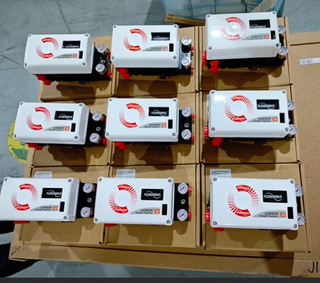 Katup kontrol Cina dengan Valve Positioner Flowserve 3200MD Logix 420 Logix MD + 67cfr Regulator Asco Solenoid