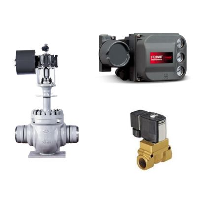Fisher DVC6200 Pneumatic Valve Controller Valve Positoner Smart Positioner and Buerkert Type 5404 Solenoid Valve