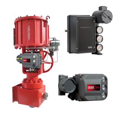 Fisher 3620J Electro Pneumatic Valve Positioner dengan Fisher DVC6200 dan 3582i untuk 220 V Control Valve Systems