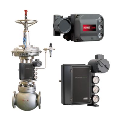 Fisher 3620J Electro Pneumatic Valve Positioner dengan Fisher DVC6200 dan 3582i untuk 220 V Control Valve Systems